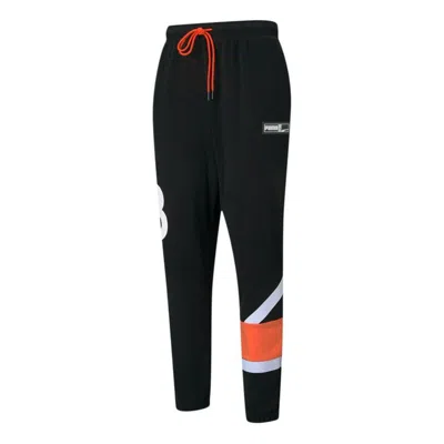 PUMA PUMA Franchise Knit Pants 'Black White Orange'