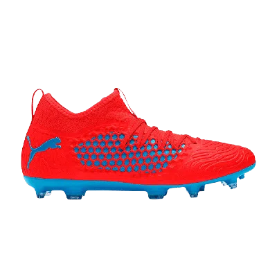 PUMA PUMA FUTURE 19.3 NETFIT FG AG 'RED BLAST BLEU AZUR'