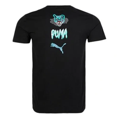 PUMA PUMA Graphic T-Shirt 'Black Blue White'