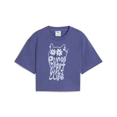 PUMA GRAPHICS BIG KIDS' SHORT-LENGTH T-SHIRT
