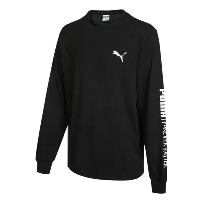 PUMA PUMA Handwriting Long Sleeve T-Shirt 'Black'