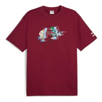 PUMA PUMA Herren Team For The Fanbase T-shirt 'Red'