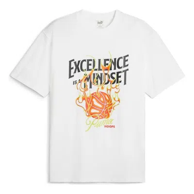 PUMA PUMA Hoops Excellence Basketball T-shirt 'White'