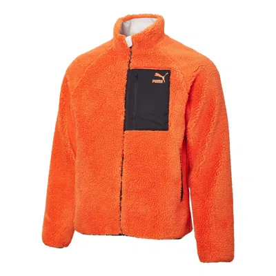 PUMA PUMA Iconic MCS Reversible Track Jacket 'Orange Black White'