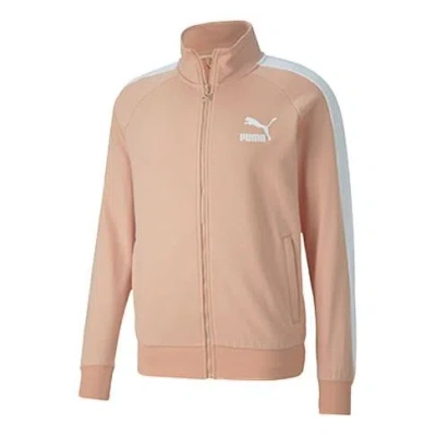 PUMA PUMA Iconic Minimalistic Casual Stand Collar Jacket Pink Red