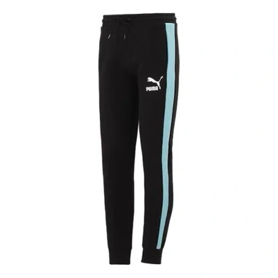 PUMA PUMA Iconic T7 Track Pants 'Black White Blue'