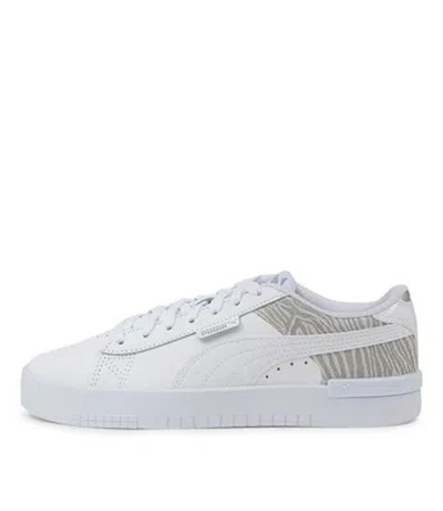 PUMA PUMA JADA TIGER WHITE MIST SILVER SNEAKERS WOMENS SHOES CASUAL