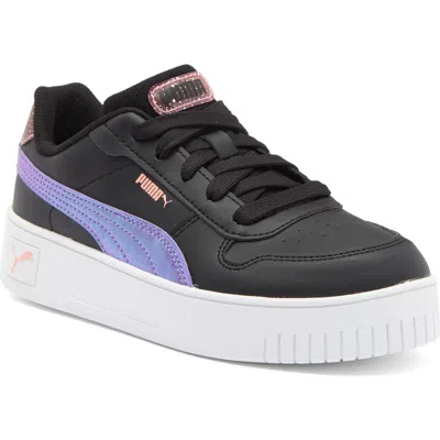 PUMA PUMA KIDS' CARINA 3.0 BLURRY DREAM PLATFORM SNEAKER