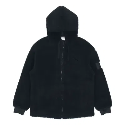 PUMA PUMA lamb's wool hooded Stay Warm Windproof logo Jacket Black