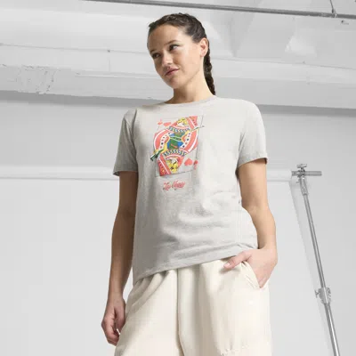 PUMA GRAPHICS LV CARD WOMEN'S T-SHIRT