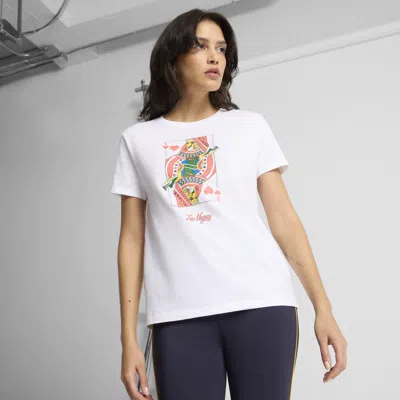 PUMA GRAPHICS LV CARD WOMEN'S T-SHIRT