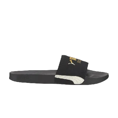 PUMA LEADCAT FTR SUEDE CLASSIC SLIDE 'BLACK'