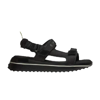 PUMA LIU WEN X WMNS FUTURE RIDER SANDALS 'FLUORESCENT BRAID - BLACK'