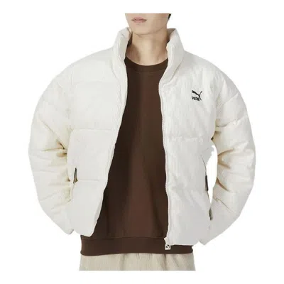 PUMA PUMA Logo Athletic Jacket 'White'