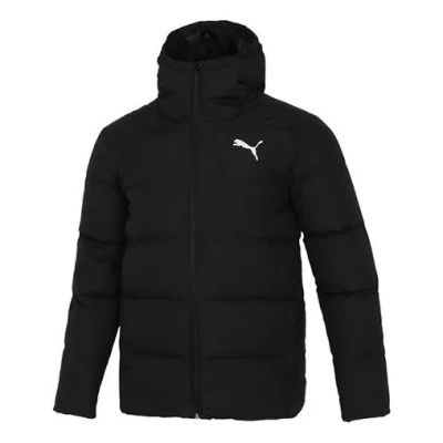 PUMA PUMA Logo Down Jacket 'Black'