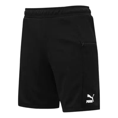 PUMA PUMA Logo Essential Shorts 'Black'