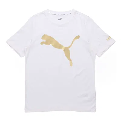 PUMA PUMA Logo Foil Tee 'White'
