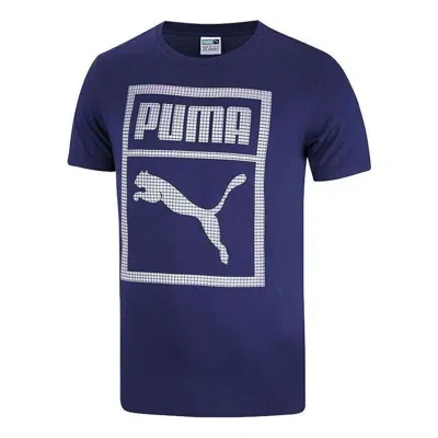 PUMA PUMA Logo Graphic T-Shirt 'Navy'