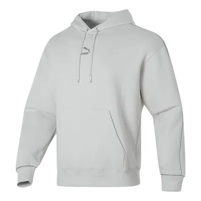 PUMA PUMA Logo Printed Hoodie 'Grey'