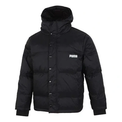 PUMA PUMA Logo Puffer Jacket 'Black'