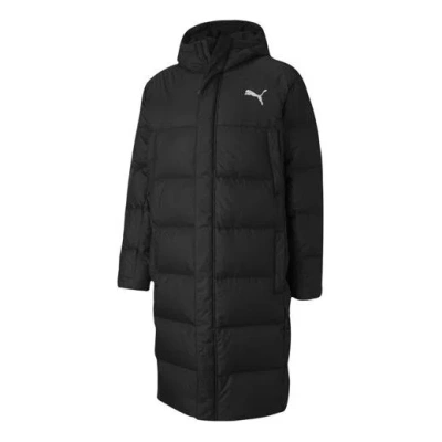 PUMA PUMA Long Oversized Down Jacket 'Black White'