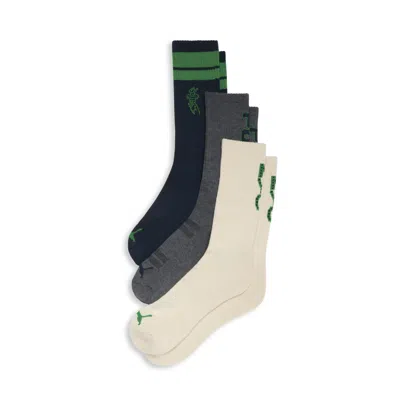 PUMA MEN'S HALF-TERRY CREW LENGHT SOCKS (3 PAIRS)