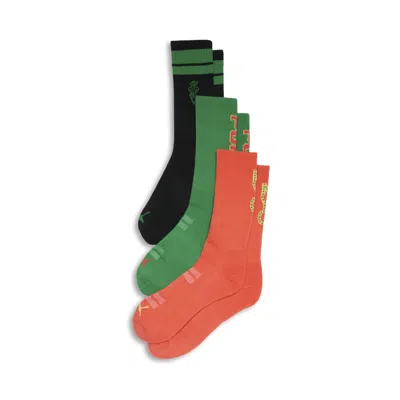 PUMA MEN'S HALF-TERRY CREW LENGHT SOCKS (3 PAIRS)