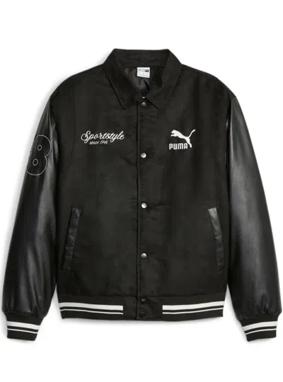 PUMA MEN'S JACKET PUMA 621788_VARSITY_JACKET_NERO