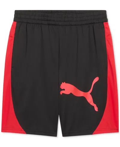PUMA MEN'S TAD TECH KNIT LOGO SHORTS