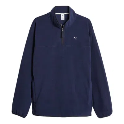 PUMA PUMA MMQ Polar Fleece Sweatshirt 'Navy'