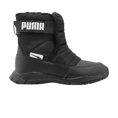 PUMA PUMA NIEVE WINTER BOOT AC LITTLE KID 'BLACK WHITE'