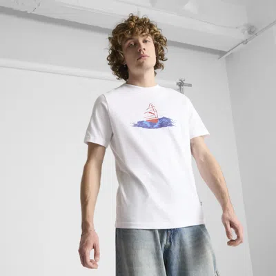 PUMA GRAPHICS NYC BOAT RACING T-SHIRT