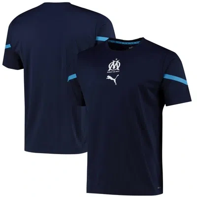 PUMA OLYMPIQUE DE MARSEILLE FOOTBALL PRE MATCH SHIRT JERSEY SHORT SLEEVE PUMA MENS