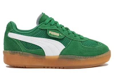 PUMA PALERMO MODA LAMODA VINTAGE (WOMEN'S) SNEAKERS IN ARCHIVE GREEN/WHITE