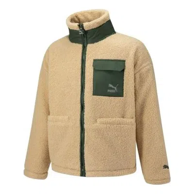 PUMA PUMA Patch Pocket Sherpa Jacket 'Beige'