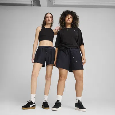 PUMA PREMIUM ESSENTIALS A-LINE WOMEN'S 4" JACQUARD SHORTS