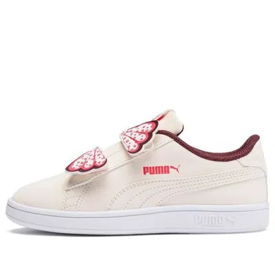 PUMA (PS) PUMA Smash V2 Butterfly Casual Shoes Beige/Yellow