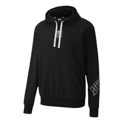 PUMA PUMA Rebel Athleisure Casual Sports Printing Logo Black