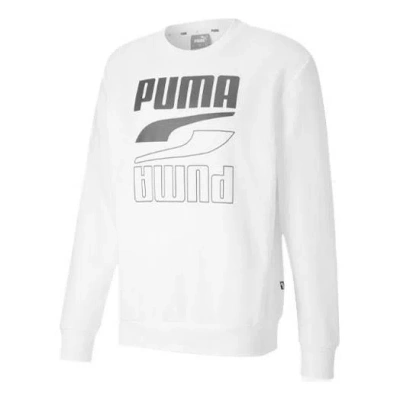 PUMA PUMA Rebel Long Sleeve Sweater 'White Black'