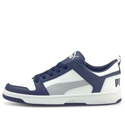 PUMA PUMA Rebound Lay Up Lo SL Low Top Board Shoes Blue/White