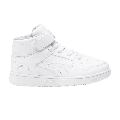 PUMA PUMA REBOUND LAYUP LITTLE KID 'WHITE GREY VIOLET'