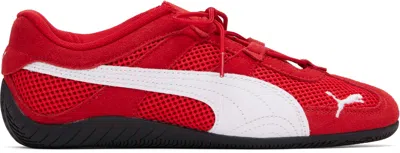 PUMA RED SPEEDCAT GO SNEAKERS