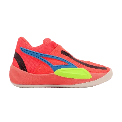 PUMA RISE NITRO 'FIERY CORAL LIME SQUEEZE'