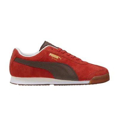 PUMA ROMA SUEDE 'MARS RED ESPRESSO BROWN'