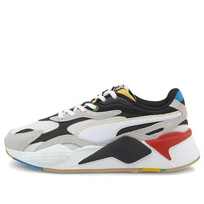 PUMA PUMA Rs-x Big Boys Black White Red Low Tops Sports Shoe 'Black White Gray'