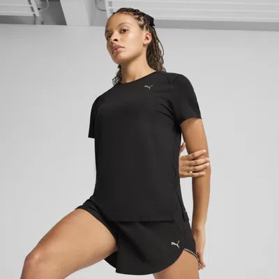 PUMA RUN WOMEN'S GRAPHIC MESH T-SHIRT