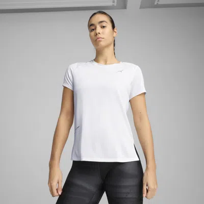 PUMA RUN WOMEN'S GRAPHIC MESH T-SHIRT