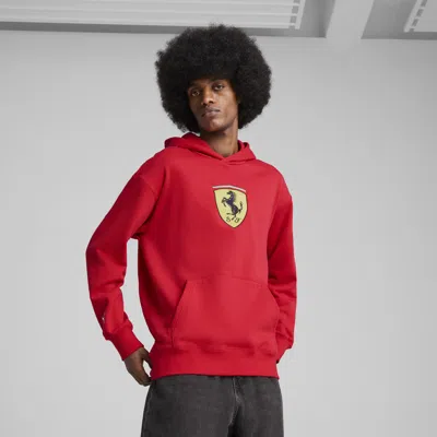 PUMA SCUDERIA FERRARI RACE BIG SHIELD MEN'S HOODIE