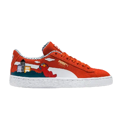 PUMA PUMA SESAME STREET X SUEDE JR '50TH ANNIVERSARY - ELMO'