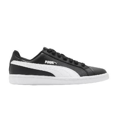 PUMA SMASH LEATHER 'BLACK WHITE'
